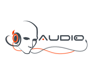 logo design audio lounge