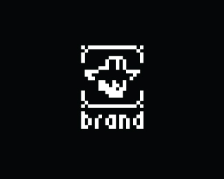Pixel Pirate Skull Logo