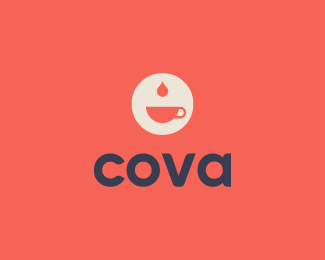 cova coffee logo for sale.