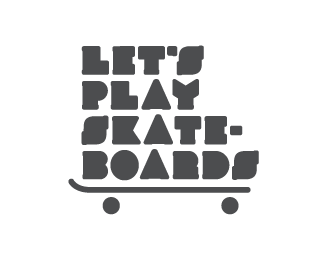 Let's Play Skateboards Logo