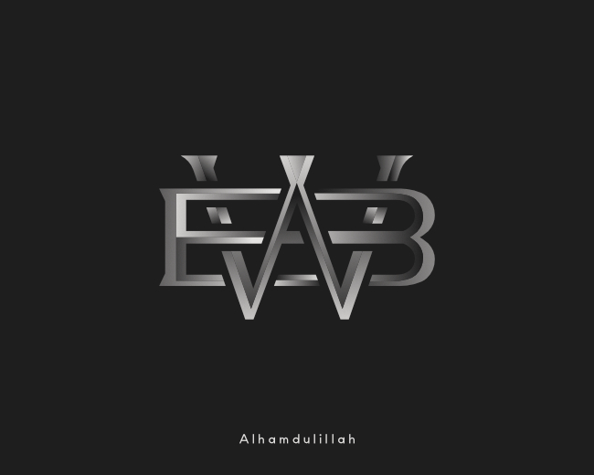E + W + B - Monogram Logo - 3 Letter Logo