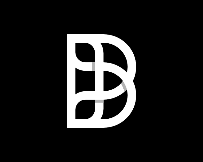 Letter B Knot Logo
