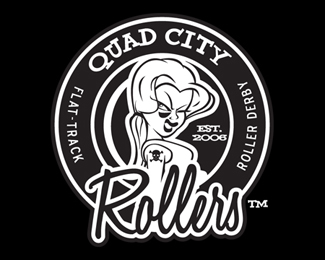Quad City Rollers Secondary Logo
