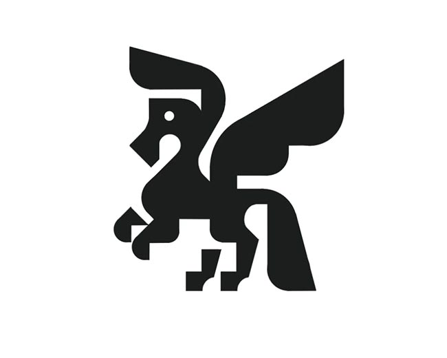Pegasus logomark design