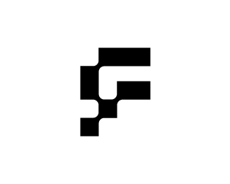 Letter F Tech Logo