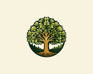 Natural Luxury Tree Logo