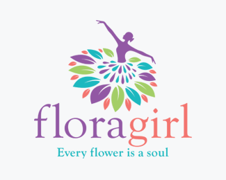 Flora Dancing Girl Logos for Sale