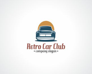 Retro Car Club Logo