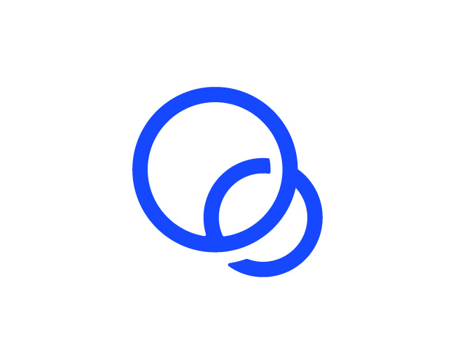 Modern Circular Logo, Letter Q & Loop Symbol // Fo