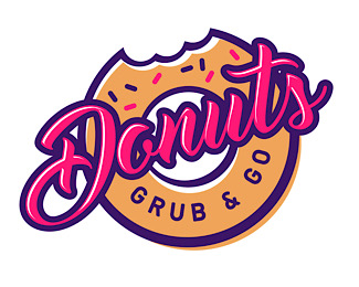 Donuts & Grub Logo Design