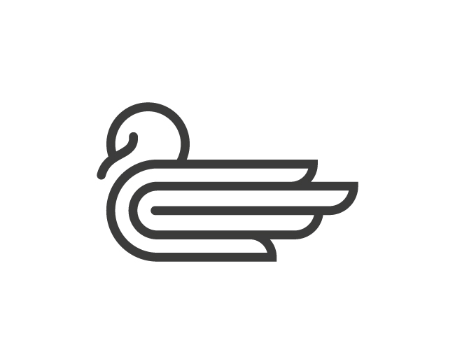 Modern Duck Logo