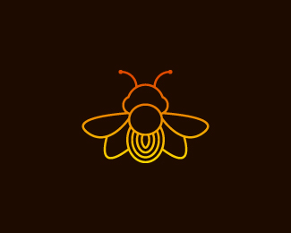 Elegant Bee Logo