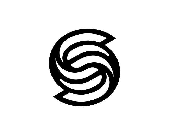 Letter S Multiline Logo