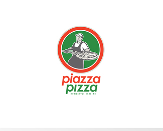 Piazza Pizza Homestyle Italian Logo