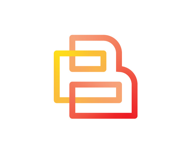 B Modern Logo, B Letter Logo, B Logomark // For Sa