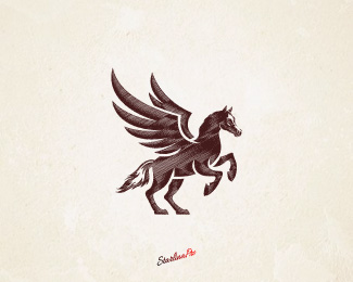 Vintage Pegasus Logo