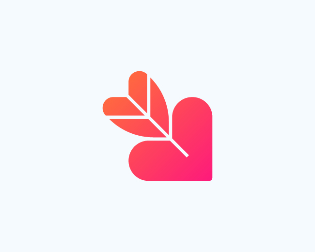 Heart, Feather, Arrows | Logo Design