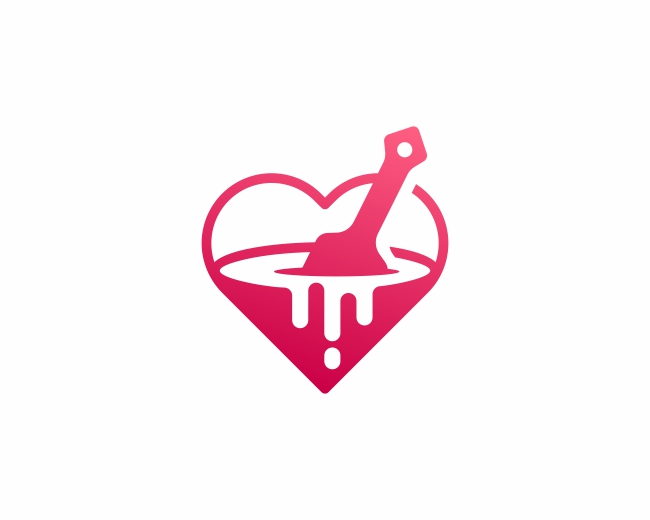 Heart Paint Logo