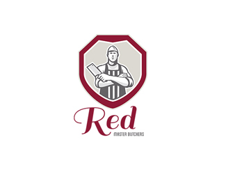 Red Master Butchers Logo