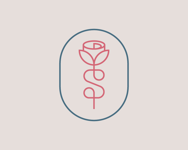 Elegant Rose Letter S Logo