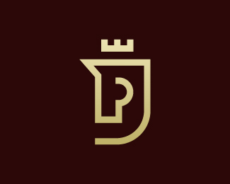 Letter J Horse Logo