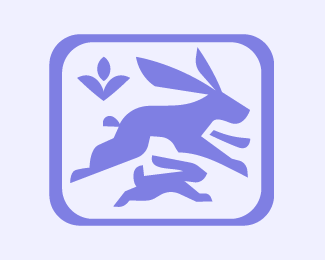 Two rabbits logo