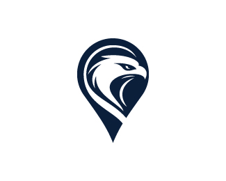 Eagle Location Pin Logo