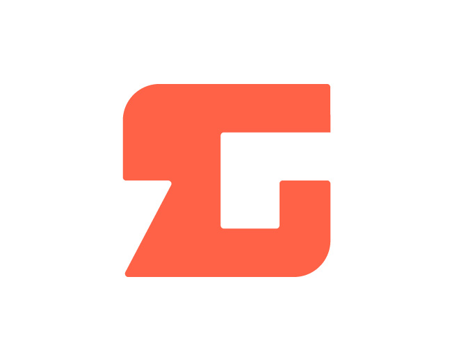 Abstract Letter G logo/ G logo/ G letter logo // F