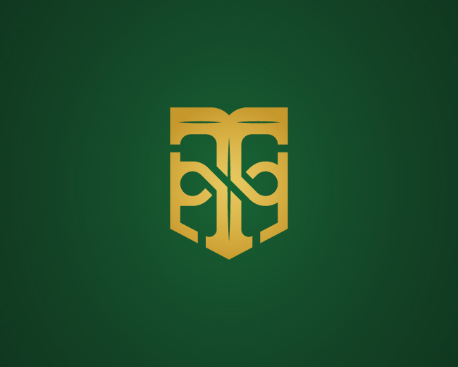 Infinite Letter T Shield Logo