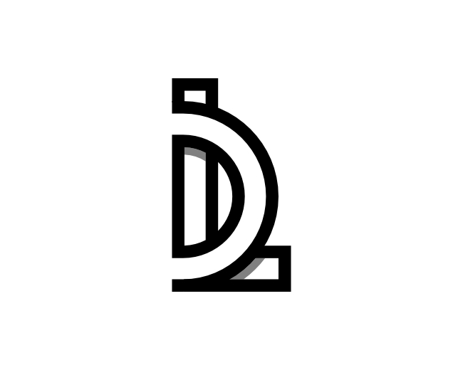 DL Or LD Letter Logo