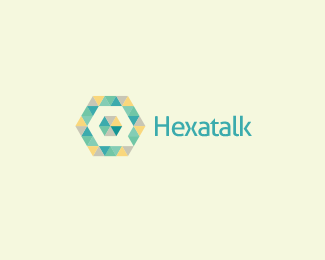 Hexatalk Logo Design