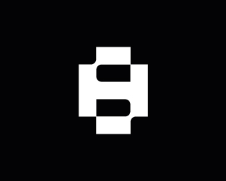 Letters SH Monogram Logo