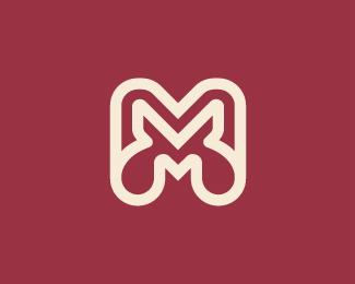 Stylish Letter Triple M Logo