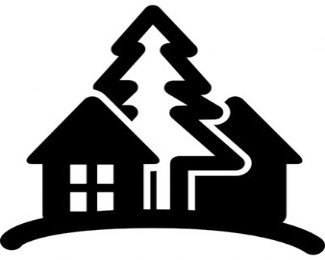 Forest house logo