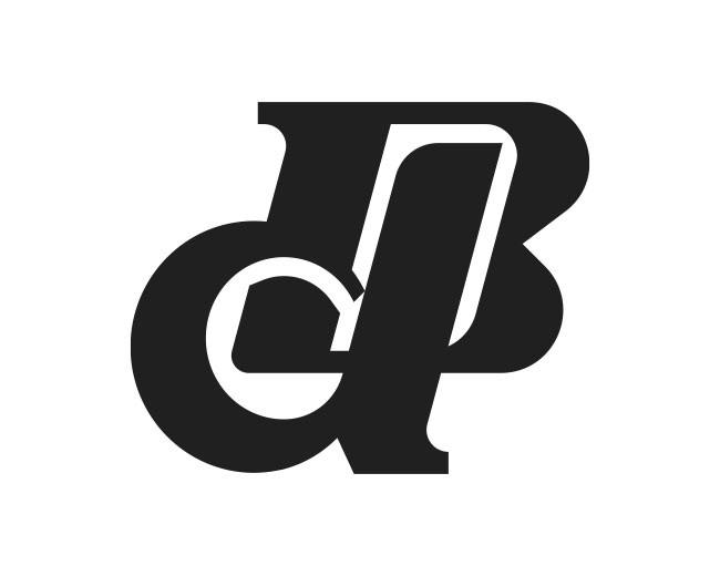dB monogram logomark design