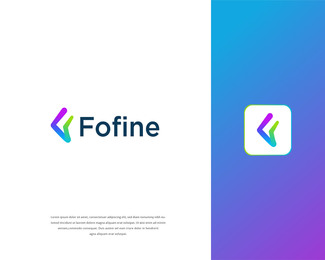 Fofine - Letter F Modern Logo