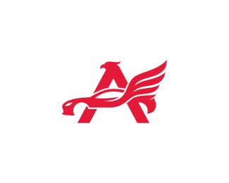 Eagle Letter A Automotive Logo