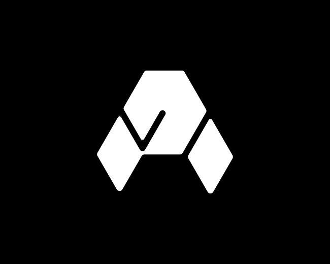 Letter PA Geometric Logo