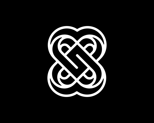 Letter S Love Logo