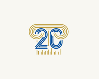 Logo 20 years Marathon Rome