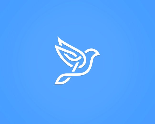 Intertwined Bird Logo