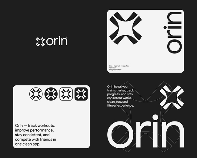 Orin — Iconic Abstract Minimal Logo Design