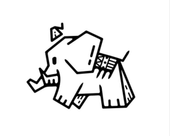 Elephant Ethnic Line Logo