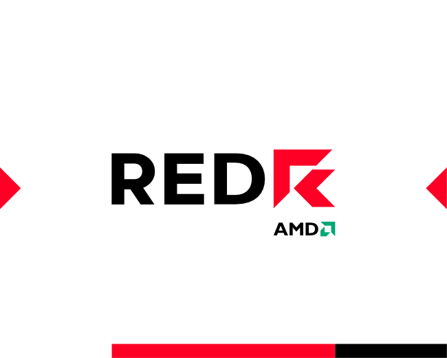 RED by AMD logos: Gaming, Enterprise and Servers