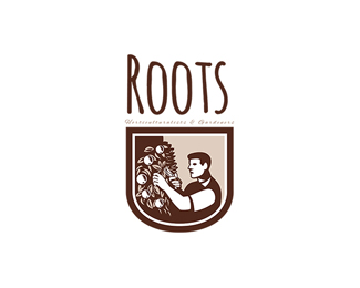Roots Horticulturists and Gardeners Logo