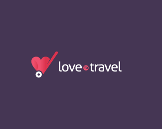 LoveToTravel Logo Design