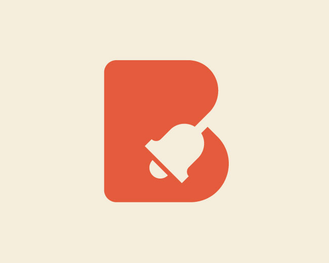 Minimalist B Bell Logo