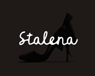 Stalena, fashion / shoes creator logo design