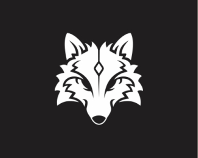 White Wolf Head Logo