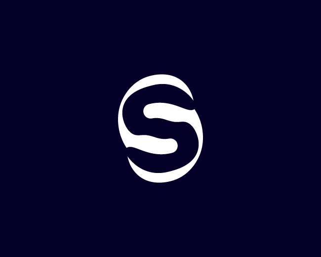 Modern Letter S Logo SaaS Monogram Brand Identity